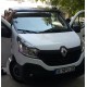Козирьок на лобове скло (чорний глянець, 5мм) для Fiat Talento 2016- рр