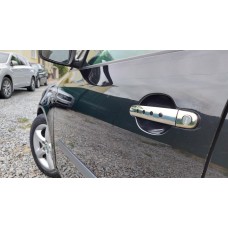 Накладки на ручки ДЕКОР (2 шт., нерж) для Volkswagen Lupo 2005-2011 рр