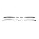 Накладки на ручки плоскі (4 шт, нерж) для Volkswagen Passat B7 2012-2015рр