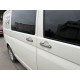 Накладки на торець ручки (нержавійка) 4 штуки для Volkswagen T5 Caravelle 2004-2010 рр