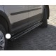 Накладки на боковые пороги EuroCap (черные) для Volkswagen Caddy 2010-2015 гг