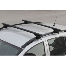 Перемички на звичайні рейлінги під ключ Bold Bar V1 (2 шт) Сірі для Chrysler Voyager 1996-2001 рр