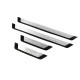 Накладки на пороги Flexill (4шт, нерж) Sport для Citroen C-4 Picasso 2013-2022 рр