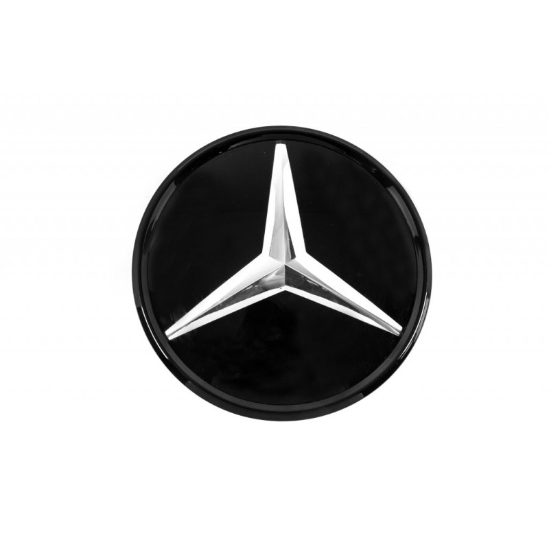 Передня емблема під склом, чорна окантовка a0008880111 (Для GLE) для Mercedes GLE/ML сlass W166