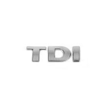 Напис Tdi Під оригінал, Всі букви хром для Volkswagen Passat B5 1997-2005 рр