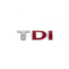 Напис Tdi Під оригінал, Червоні DІ для Volkswagen Passat B5 1997-2005 рр
