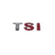 Напис TSI (прямий шрифт) T - хром, SI - червона для Volkswagen Tiguan 2007-2016 рр
