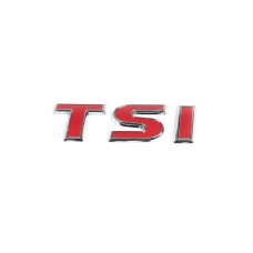 Напис TSI (косою шрифт) Всі червоні для Volkswagen Golf 7/E-Golf