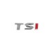 Напис TSI (під оригінал) TS-хром, I-червона для Volkswagen Scirocco