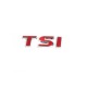 Напис TSI (під оригінал) Всі червоні для Volkswagen Scirocco