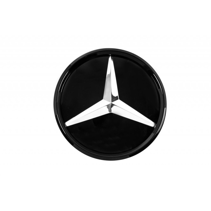 Передня емблема під склом, чорна окантовка a2058806406 для Mercedes E-сlass coupe C207 рр
