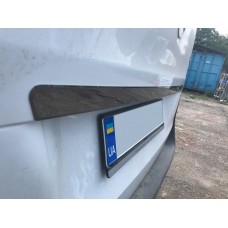 Планка над номером BlackChrome (нерж) для Mercedes Vito / V-class W447 2014- рр