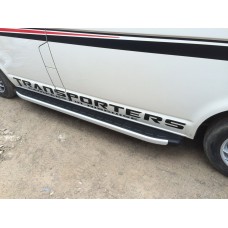 Боковые пороги Fullmond (2 шт, алюм) Длинная база для Volkswagen T5 Multivan 2003-2010 гг