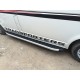 Боковые пороги Fullmond (2 шт, алюм) Длинная база для Volkswagen T5 Multivan 2003-2010 гг