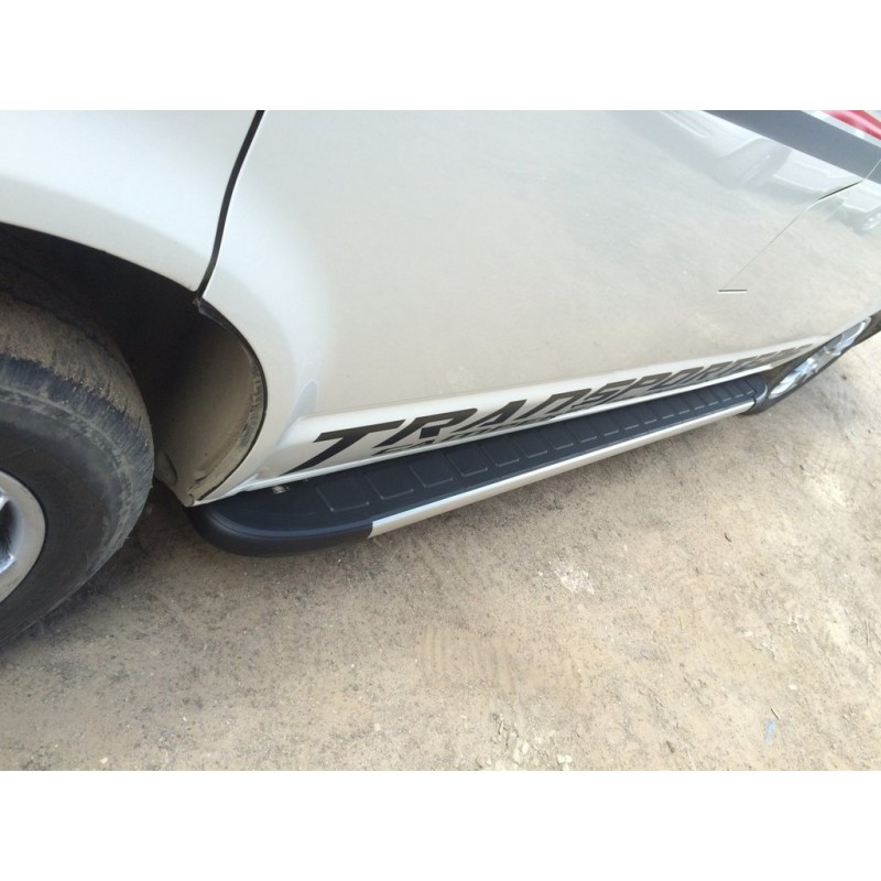 Бокові пороги Duru (2 шт., алюміній) Довга база для Volkswagen T5 Caravelle 2004-2010 рр