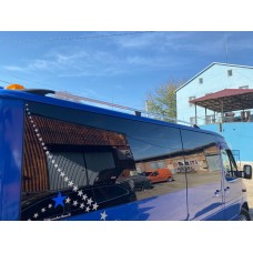 Рейлінги DD (2 шт., алюм) 265 см, Хром для Iveco Daily 2014- рр