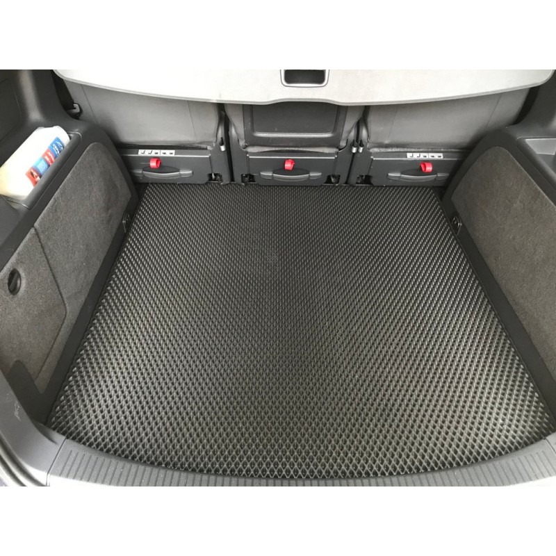Килимок багажника (EVA, 5 місць, чорний) для Volkswagen Touran 2003-2010 рр