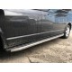 Боковые пороги BlackLine (2 шт, алюминий) Длинная база для Volkswagen T5 Multivan 2003-2010 гг