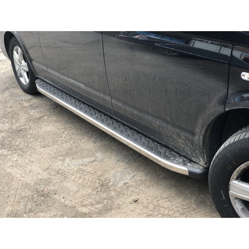 Бокові пороги BlackLine (2 шт., алюміній) Довга база для Volkswagen T6