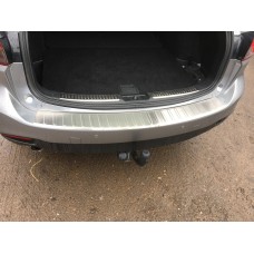 Накладка на задний бампер Carmos (SW, нерж) для Mazda 6 2012-2018 гг