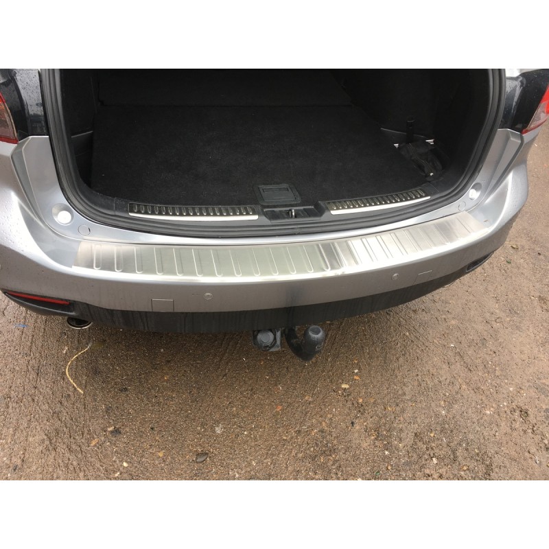 Накладка на задний бампер Carmos (SW, нерж) для Mazda 6 2012-2018 гг
