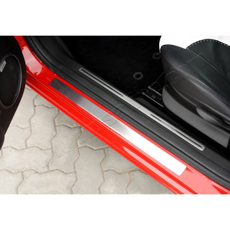Накладки на пороги OmsLine (нерж) 2 штучні для Alfa Romeo 147 2000-2010 рр
