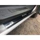 Накладки на пороги Laser-style (2 шт, сталь) для Mercedes Vito / V-class W447 2014- рр