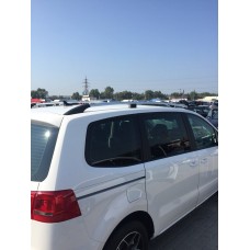Рейлінги Хром (турецький дизайн) Пластикова ніжка для Volkswagen Sharan 2010- рр