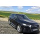 Бокові пороги Allmond Grey (2 шт., Алюміній) для Ауди Q7 2015- рр
