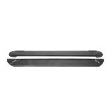 Бокові пороги Allmond Black (2 шт., алюміній) для Chery Tiggo 8