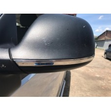 Полоски на зеркала (2 шт, нерж) для Volkswagen Amarok 2010-2022 гг