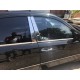 Молдинги дверних стійок (6 шт, нерж) для Mercedes E-сlass W211 2002-2009 рр