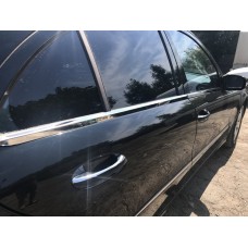 Зовнішня окантовка стекол (нерж) SD, Carmos - Турецька сталь (4 шт) для Mercedes E-сlass W211 2002-2009 рр