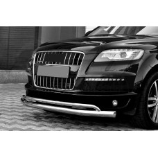 Передній захист ST017 (нерж.) для Ауди Q7 2005-2015 рр