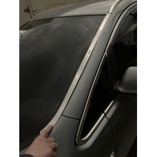 Окантовка вітрового скла (нерж) для Opel Astra J 2009-2015 рр