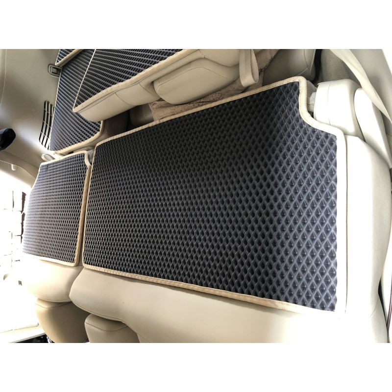 Килимок на верх задніх сидінь (EVA, чорний) для Nissan Armada 2016-2024 рр