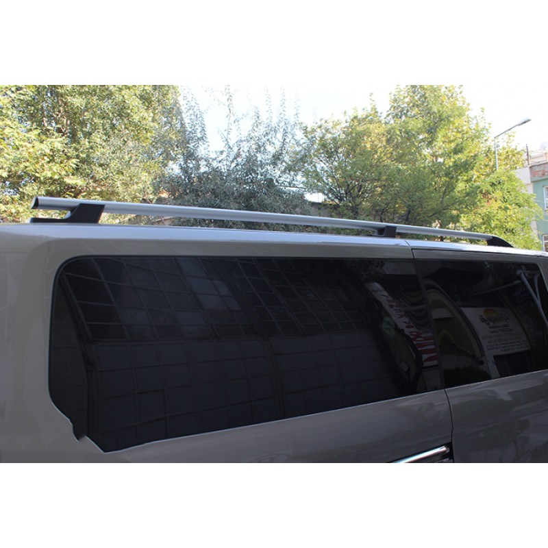 Рейлінги OmsaLine Sport (2 шт, сірі) коротка база для Ford Transit 2014- рр