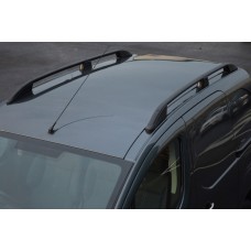 Рейлінги OmsaLine Elegance (2 шт, чорні) для Ford Courier 2014-2023 рр