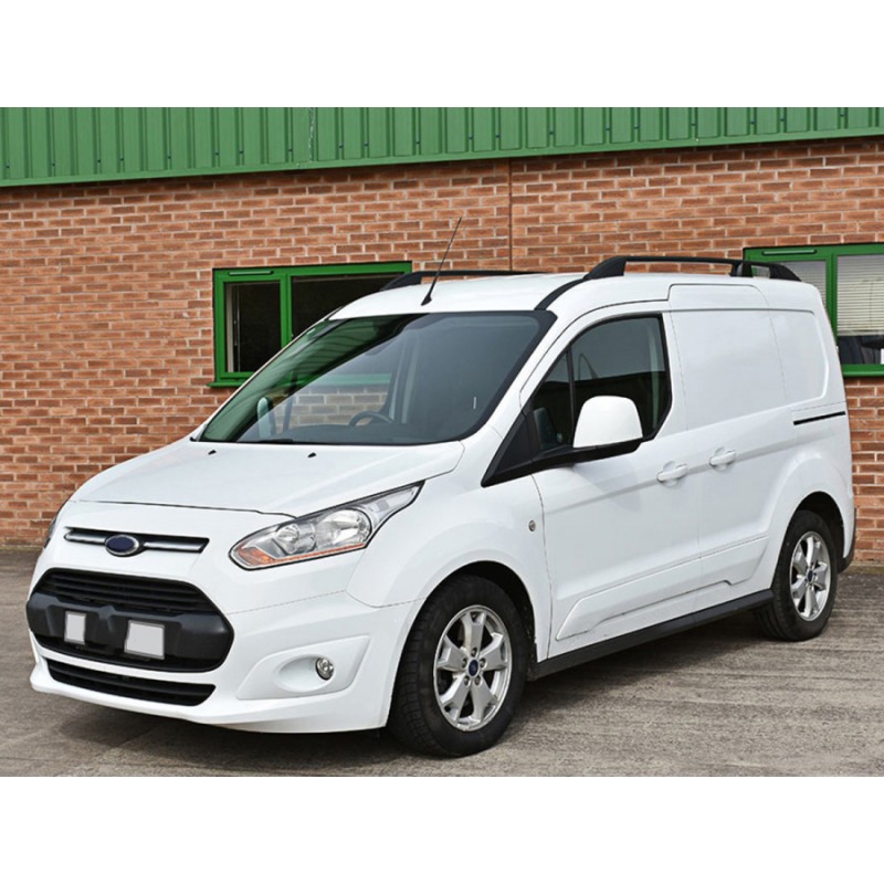 Рейлинги OmsaLine Elegance (2 шт, черные) Короткая база для Ford Connect 2014-2021 гг