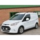 Рейлинги OmsaLine Elegance (2 шт, черные) Короткая база для Ford Connect 2014-2021 гг