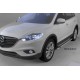 Бокові пороги Rainbow (2 шт., Алюміній) для Mazda CX-9 2007-2016рр