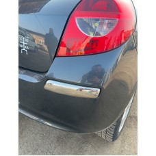 Накладка на задний бампер уголки (нерж) для Renault Clio III 2005-2012 гг