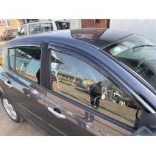 Ветровики (4 шт, HIC) для Renault Clio III 2005-2012 гг