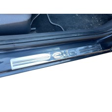 Накладки на пороги OmsaLine (4 шт, нерж.) для Renault Clio III 2005-2012 гг