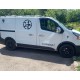 Накладки на арки (6 шт, чорні, ABS) для Fiat Talento 2016- рр