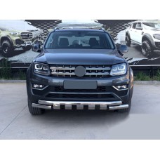 Передняя защита F3-08.7 (нерж) для Volkswagen Amarok 2010-2022 гг