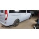 Боковые пороги Exclusive (2 шт, под покраску) Экстра длинная база для Mercedes Vito W639 2004-2014 гг