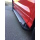 Бокові пороги Allmond Grey (2 шт., алюм.) для Skoda Karoq