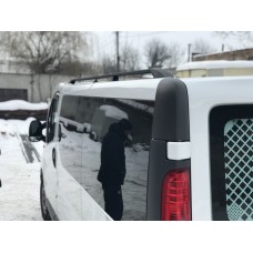 Рейлінги Чорні Довга, Чавунні ніжки для Opel Vivaro 2001-2015 рр