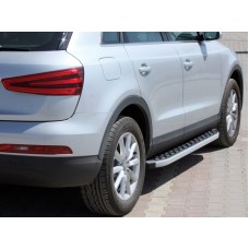 Бокові пороги BlackLine (2 шт, алюміній) для Ауди Q5 2008-2017 рр